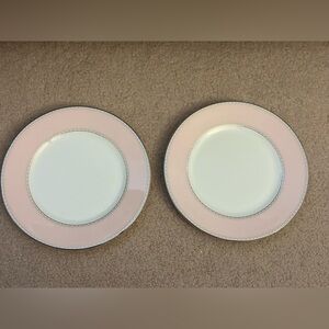Waterford Monique Lhullier Dentelle Blush Set of 2 - 8 inch Salad Plates